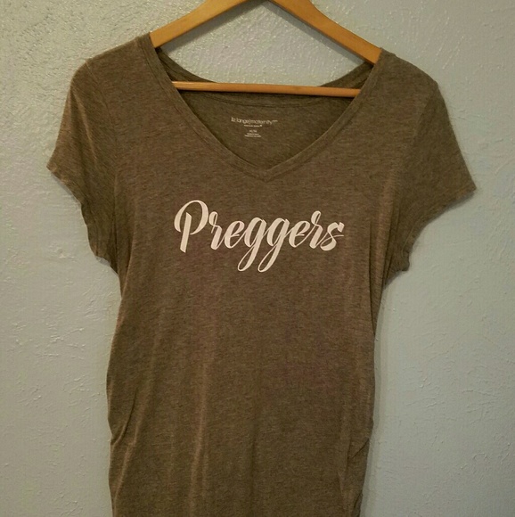 Ruched Maternity πΆ PREGGERS T shirt - Picture 4 of 8